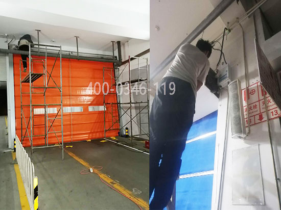 消防自動卷簾門安裝
